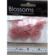 Mini Rose - Organza 25mm - Dusty Pink